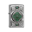 Zippo Feuerzeug - Celtic Green Cross