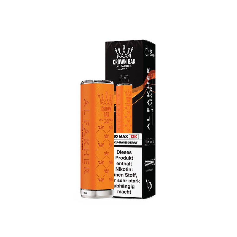 Al Fakher 12K PRO MAX Akku - Orange (Orange) - 900 mAh, 5,95