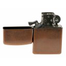 Benzinfeuerzeug "Messing" mit Einsatz;...