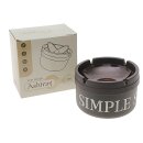 Aschenbecher "Simple Style" braun, Ø...