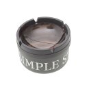 Aschenbecher "Simple Style"  braun, Ø 9,5 cm; Höhe: 6,5 cm