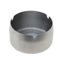 Aschenbecher "L" silber, matt gebürstet;...