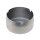 Aschenbecher "L" silber, matt gebürstet; Ø 9,5 cm; Höhe 5,3 cm