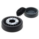 Aschenbecher "Lamelle" schwarz; Ø 11 cm;...