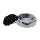 Aschenbecher "Lammelle" silber, Ø 11 cm; Höhe 5 cm