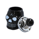 Aschenbecher "Totenkopf" 8x16 cm, 2-fach sortiert, einzeln
