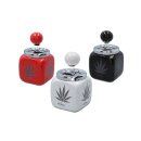 Aschenbecher "Rasta" 8,5x15 cm, 3-fach...