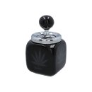 Aschenbecher "Rasta" 8,5x15 cm, 3-fach sortiert, einzeln