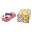 Aschenbecher "Beach Flip" 13,5x8x5,5 cm, 4-fach sortiert, einzeln