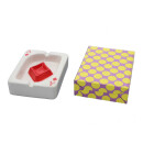 Aschenbecher "Spielkarten" 14x15 cm, 4-fach sortiert, einzeln