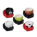 Aschenbecher "Hand mit Ball" 8x7 cm, 5-fach...