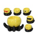 Aschenbecher "Lächeln auf der Hand" 6,5x7...