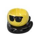 Aschenbecher "Lächeln auf der Hand" 6,5x7 cm, 5-fach sortiert, einzeln