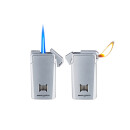 Zigarrenfeuerzeug "CHISINAU" Blaue Sturm-Doppelflamme, 2-fach sortiert, einzeln