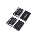 Zigarrenfeuerzeug "VADUZ" Blaue Dreifache Sturm-Flamme, 2-fach sortiert, einzeln