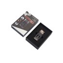 Zigarrenfeuerzeug "BELFAST" Blaue Doppelte Sturm-Flamme