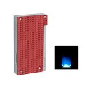 Sturmfeuerzeug "Chrom/Rot", Flat Flame