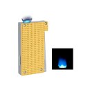 Sturmfeuerzeug "Chrom/Gelb", Flat Flame