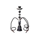 Shisha "Eldoro" schwarz, 57 cm, 3 Schläuche