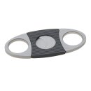 Zigarrenschneider "Silber-Schwarz"; doppelte...