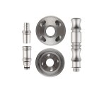 Shisha "Hero 2"; silber; mit Steinkopf; ca. 52...