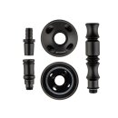 Shisha "Hero 2"; schwarz; mit Steinkopf; ca. 52...