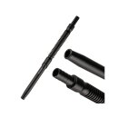 Shisha "Hero 2"; schwarz; mit Steinkopf; ca. 52 cm; 4 Anschlüsse