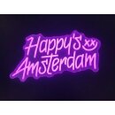 LED Schild "Happys Amsterdam"