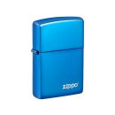 Zippo Feuerzeug - Classic High Polish Blue Zippo Logo