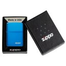 Zippo Feuerzeug - Classic High Polish Blue Zippo Logo