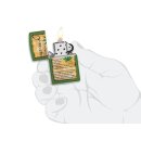 Zippo Feuerzeug - Cannabis Design, moss grün