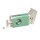 Zigarrenfeuerzeug "Mint/Titan", Jet-Flamme; V-Cutter, Dorn & Zigarrenablage; H: 10 cm