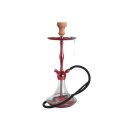 Shisha "Super Heroes", transparent/rot,...