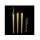 G-ROLLZ "Golden Cone" (24k GOLD) 6er Display