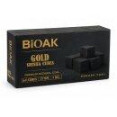 BIOAK Gold Shisha Cubes - 27mm - 64er Pack - 1 kg