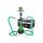 Shisha "Green" grün, 36 cm, 2 Schläuche, inkl. Aluminiumkoffer