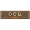 OCB Filter Tips Virgin Ungebleicht 25 Hefte je 50 Tips