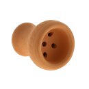 Shishakopf Ton Natur, 8,3 cm, 2,4 cm Öffnung